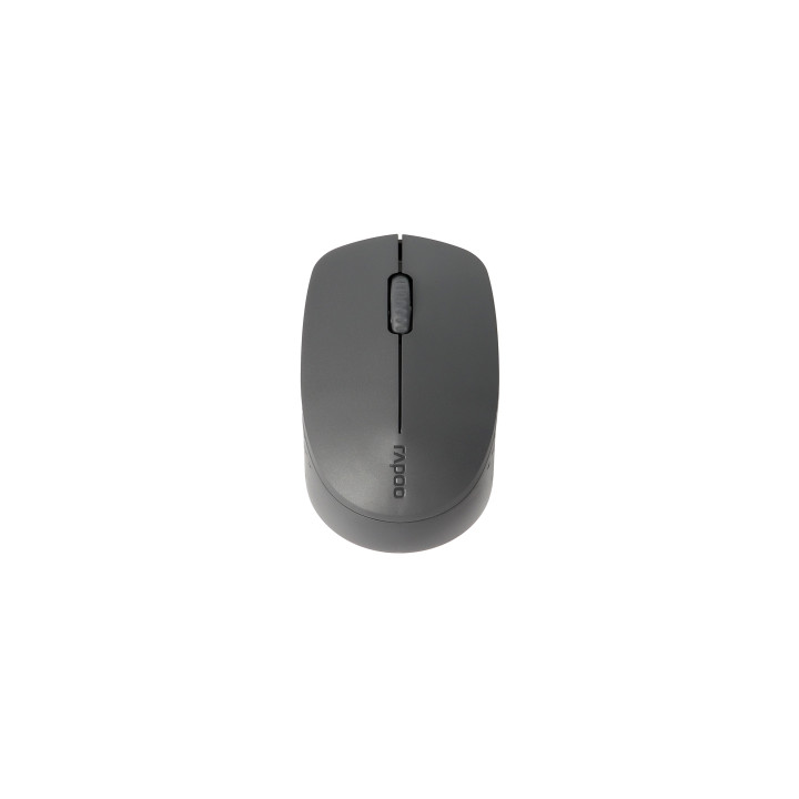 Rapoo M100 Silent rato Escritório Ambidestro RF Wireless + Bluetooth Ótico 1000 DPI