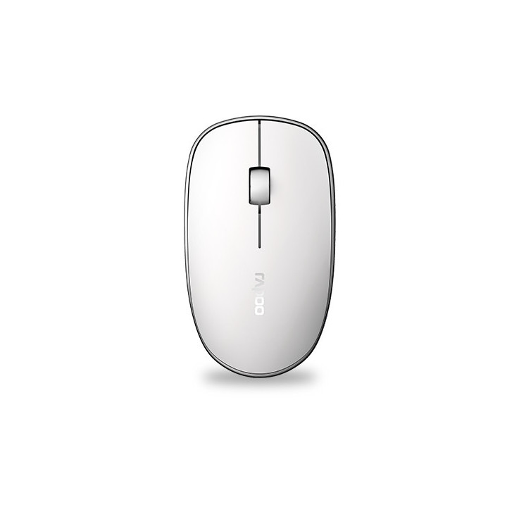 Rapoo M200 Silent rato Escritório Ambidestro RF Wireless + Bluetooth Ótico 1300 DPI