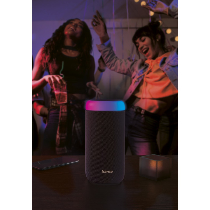 Hama Shine 2.0 Coluna portátil estéreo Preto 30 W