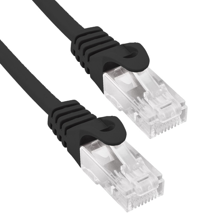 Phasak Cabo de Rede Cat.6 UTP Solido CCA Cat.6 UTP Preto 7M