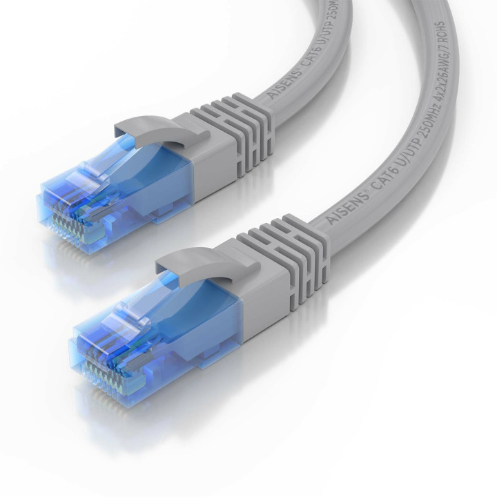 AISENS A135-0782 cabo de rede Cinzento 10 m Cat6 U UTP (UTP)