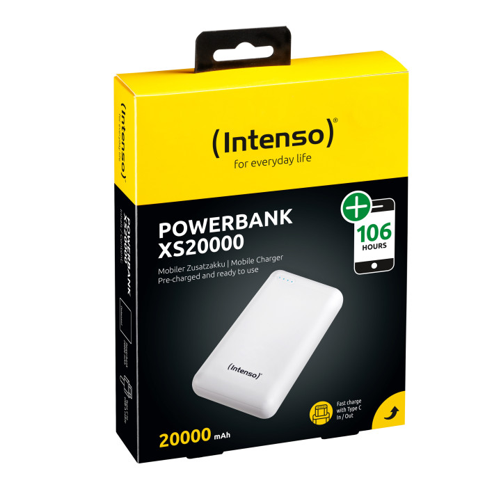Powerbank Intenso XS20000 LiPo 20000mAh Polímero de lítio (LiPo)