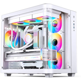 Caixa ATX Jonsbo TK-3 Vidro Temperado Branco