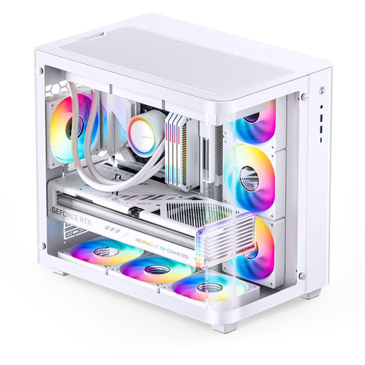 Caixa ATX Jonsbo TK-3 Vidro Temperado Branco