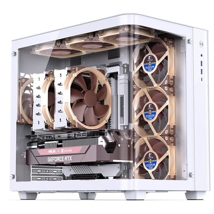 Caixa ATX Jonsbo TK-3 Vidro Temperado Branco