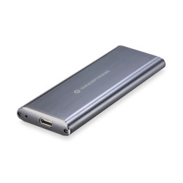 Conceptronic HDE01G Caixa para Discos Rígidos Compartimento SSD Cinzento M.2
