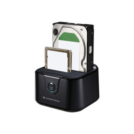 Conceptronic DONN12B Docking Station para Discos Rígidos USB 3.2 Gen 1 (3.1 Gen 1) Type-B Preto