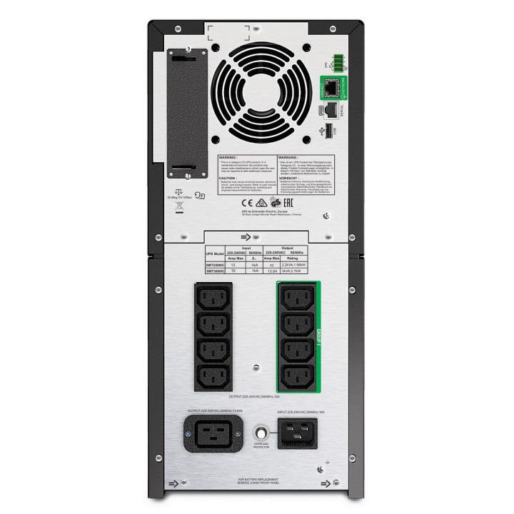 APC SMT3000IC UPS Linha interativa 3 kVA 2700 W 9 tomada(s) CA