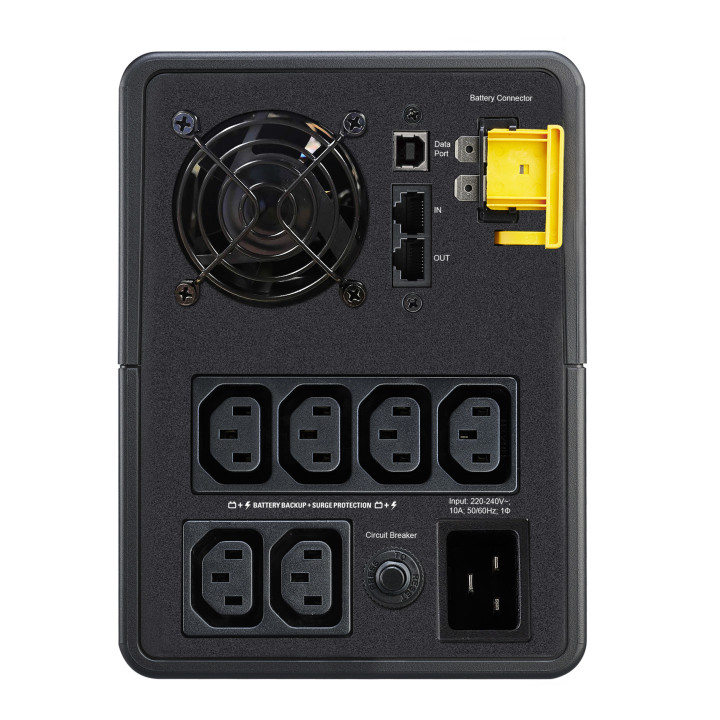 APC BX2200MI UPS Linha interativa 2,2 kVA 1200 W 6 tomada(s) CA