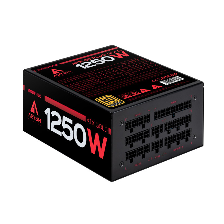 ABYSM Morpheo ATX 1250W Full Modular fonte de alimentação Preto