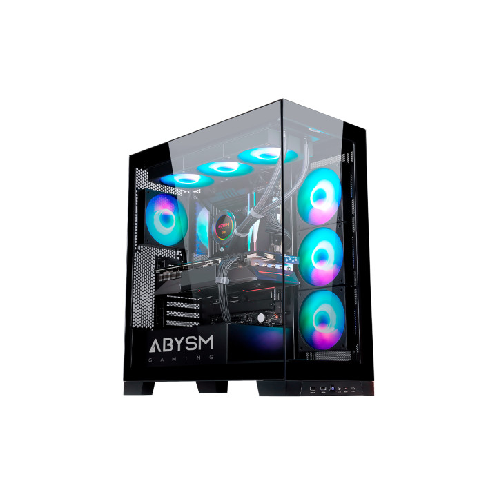 ABYSM Danube Sava H500 Black PC Preto, Transparente