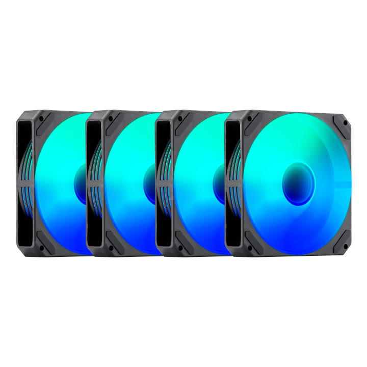 ABYSM Danube Sava H500 Black PC Preto, Transparente