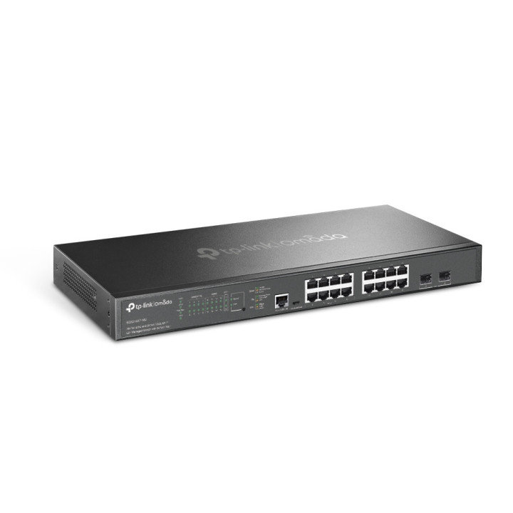 TP-Link Omada SG3218XP-M2 switch de rede Gerido L2+ 2.5G Ethernet (100 1000 2500) Power over Ethernet (PoE) 1U Preto