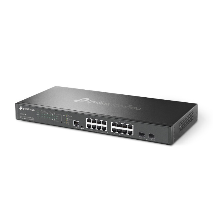 TP-Link Omada SG3218XP-M2 switch de rede Gerido L2+ 2.5G Ethernet (100 1000 2500) Power over Ethernet (PoE) 1U Preto