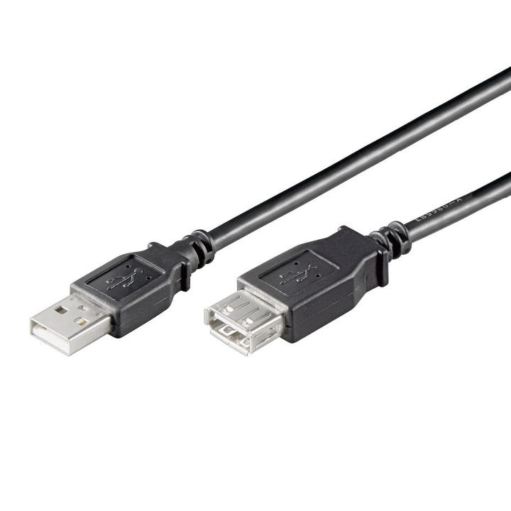 Ewent EC1067 cabo USB USB 2.0 3 m USB A Preto