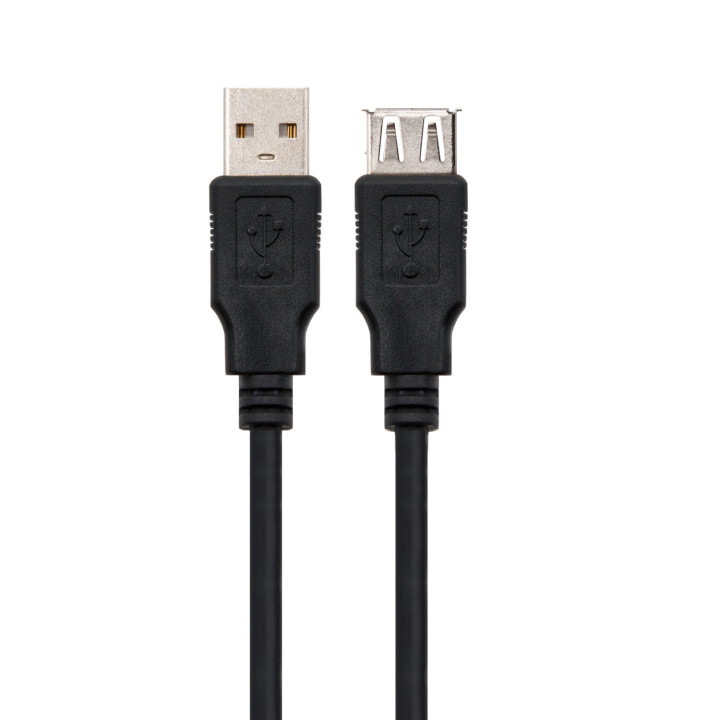 Ewent EC1065 cabo USB USB 2.0 1 m USB A Preto