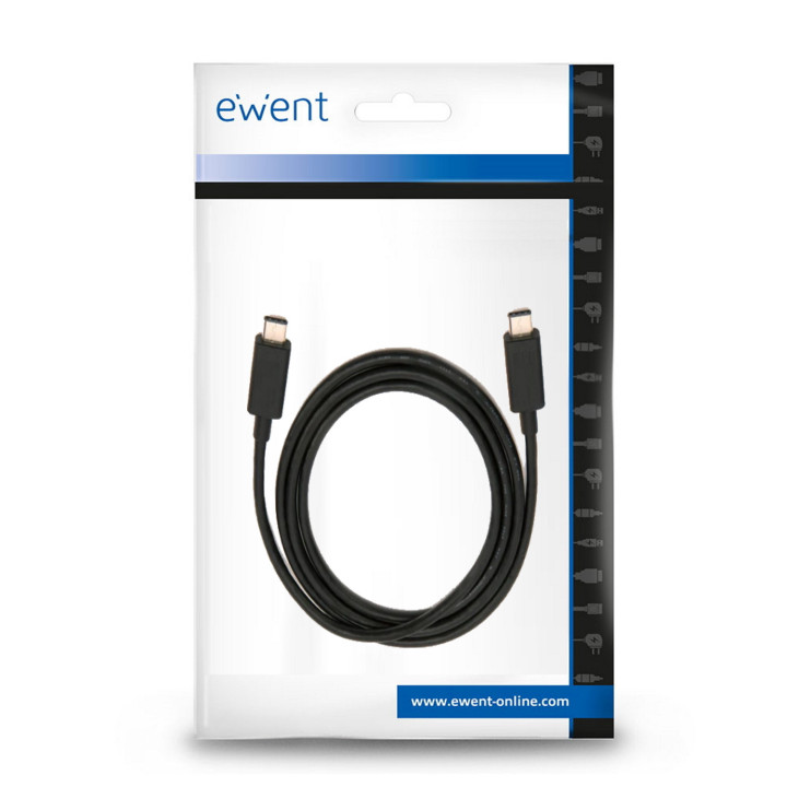 Ewent EC1045 cabo USB USB 3.2 Gen 2 (3.1 Gen 2) 1 m USB C Preto