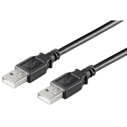 Ewent EC1025 cabo USB USB 2.0 3 m USB A Preto