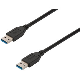 Ewent EC1021 cabo USB USB 3.2 Gen 1 (3.1 Gen 1) 1 m USB A Preto