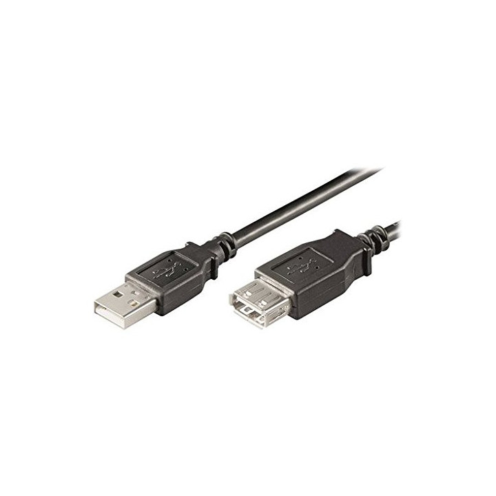 Ewent EC1014 cabo USB USB 2.0 5 m USB A Preto