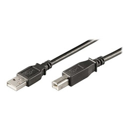 Ewent EC1006 cabo USB USB 2.0 5 m USB A USB B Preto
