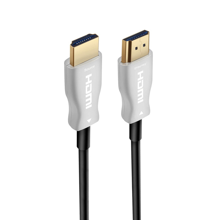 Ewent EC1354 HDMI, 15 m cabo HDMI HDMI Type A (Standard) Preto, Prateado