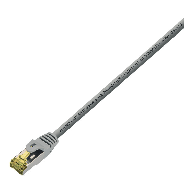 AISENS A146-0332 cabo de rede Cinzento 0,25 m Cat7 S FTP (S-STP)