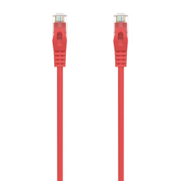 AISENS A145-0558 cabo de rede Vermelho 0,5 m Cat6a U UTP (UTP)