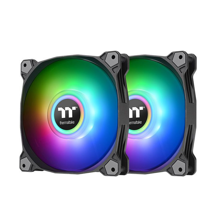 Thermaltake Pure Duo 14 Universal Ventoinha 14 cm Preto 2 unidade(s)