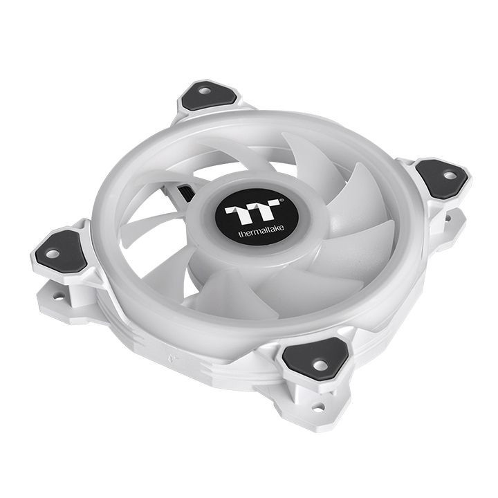 Thermaltake Riing Quad 12 RGB Caixa de computador Ventoinha 12 cm Branco