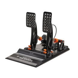 Asetek 40-010-0000001 controlador de jogo Preto, Laranja, Branco USB Pedais PC