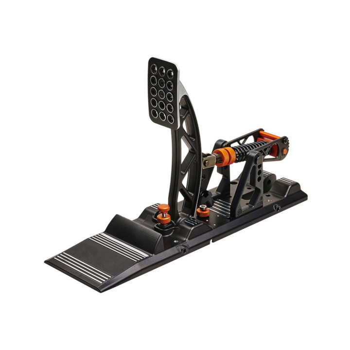 Asetek 40-010-0000002 controlador de jogo Preto, Laranja, Branco Pedais PC