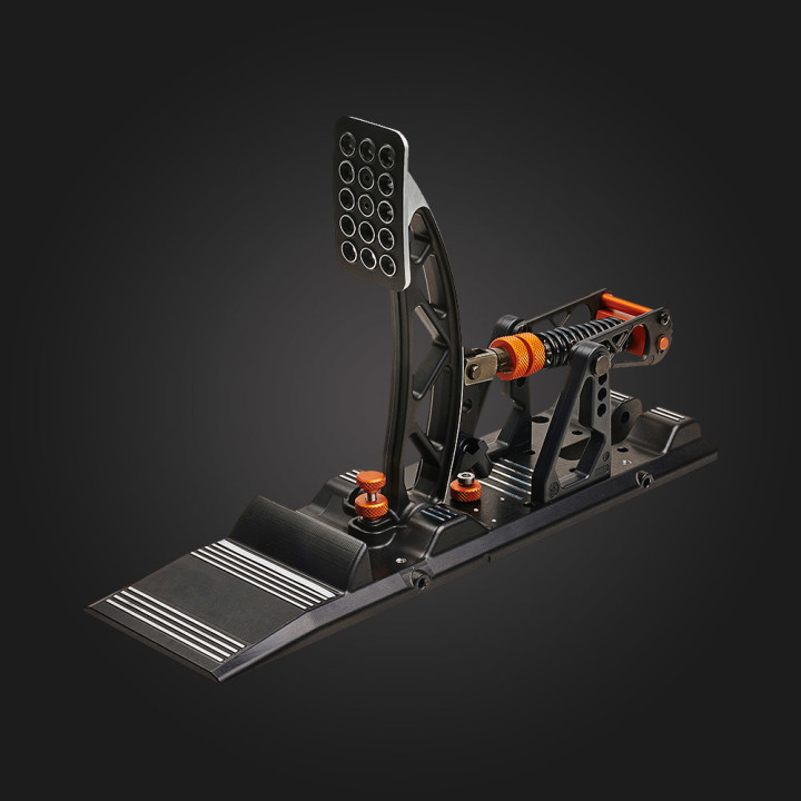 Asetek 40-010-0000002 controlador de jogo Preto, Laranja, Branco Pedais PC