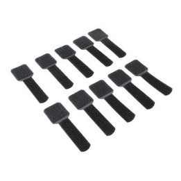 Label-the-cable LTC WALL tira para atar cabos Sintético Preto 10 unidade(s)