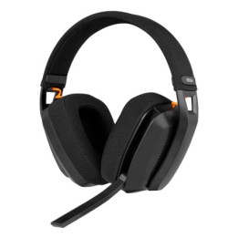 Krom NXKROMKANJIBK auscultador Auscultadores Com fios e sem fios Fita de cabeça Jogos USB Type-C Bluetooth Preto