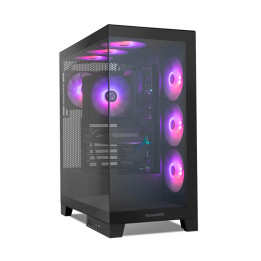 NOX Hummer Glock Black Midi Tower Preto