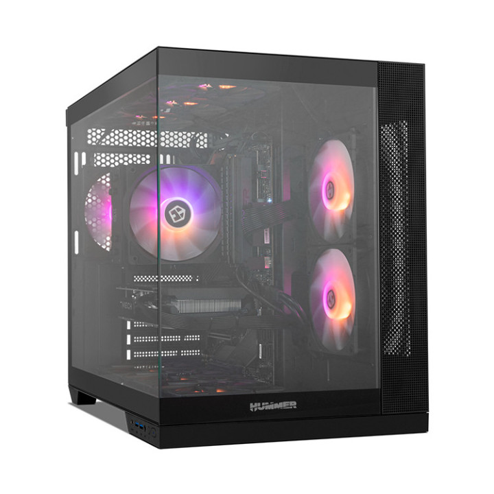 NOX Hummer Astra Neo Black Midi Tower Preto
