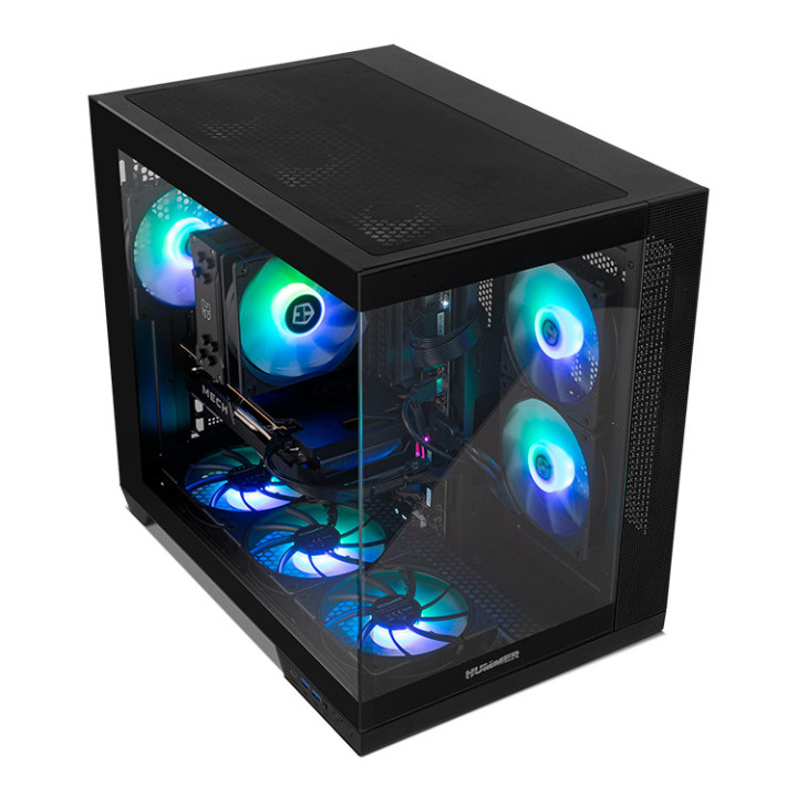 NOX Hummer Astra Neo Black Midi Tower Preto