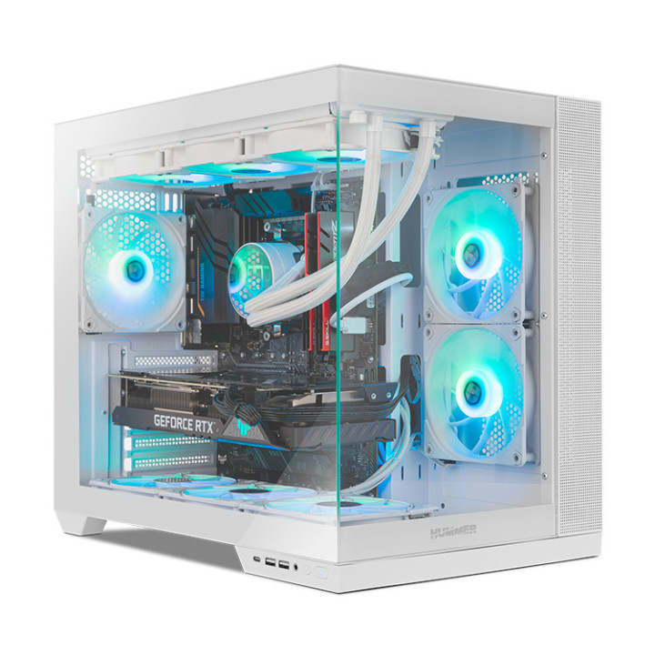 NOX Hummer Astra Neo White Midi Tower Branco