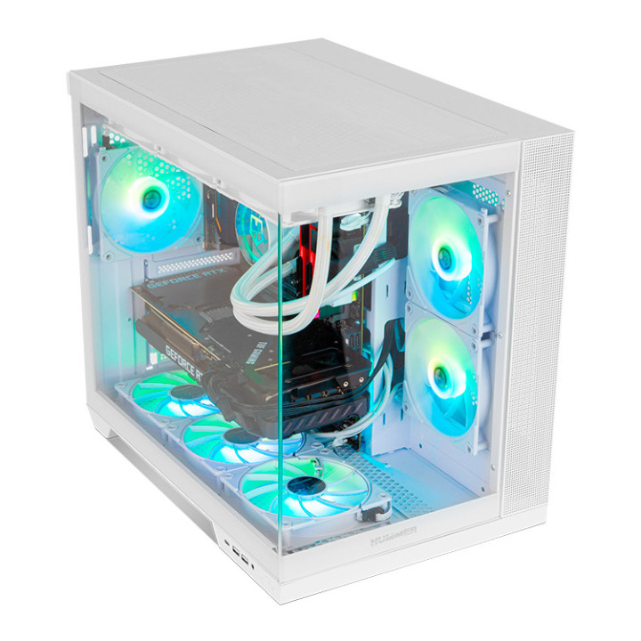 NOX Hummer Astra Neo White Midi Tower Branco