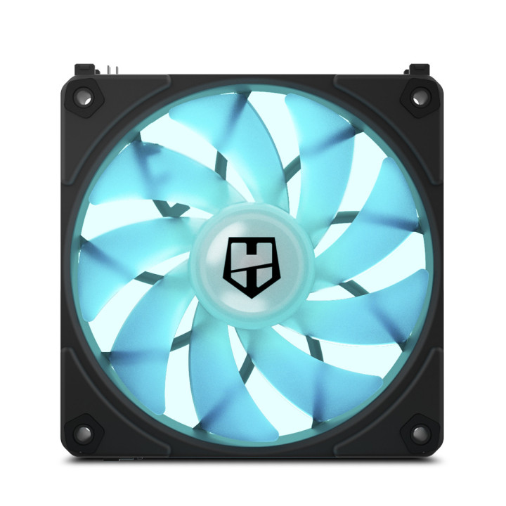 NOX NXHUMMERELINKBK Sistema de Arrefecimento de Computador Caixa de computador Ventoinha 12 cm Preto 1 unidade(s)