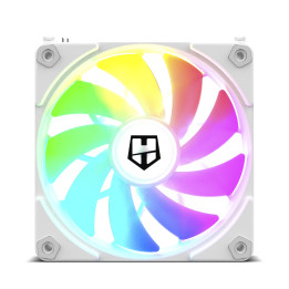 NOX NXHUMMERELINKWH Sistema de Arrefecimento de Computador Caixa de computador Ventoinha 12 cm Branco 1 unidade(s)