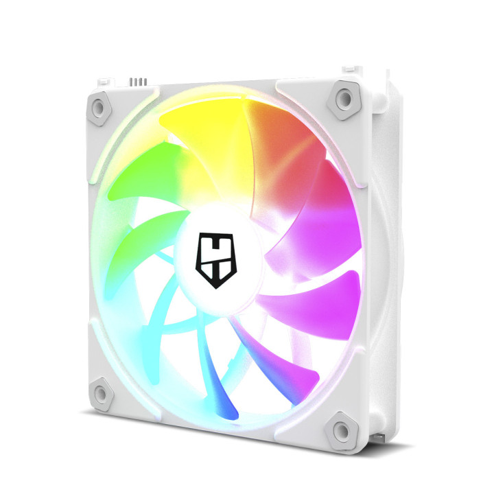NOX NXHUMMERELINKWH Sistema de Arrefecimento de Computador Caixa de computador Ventoinha 12 cm Branco 1 unidade(s)