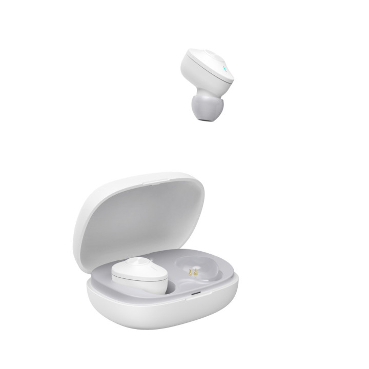 Hama Freedom Buddy Auscultadores True Wireless Stereo (TWS) Intra-auditivo Chamadas Música Bluetooth Cinzento claro, Branco