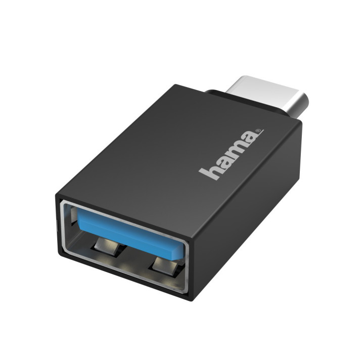 Hama 00200311 adaptador para cabos USB Type-C USB Type-A Preto
