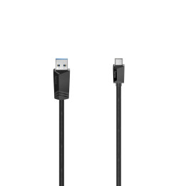 Hama 00200652 cabo USB USB 3.2 Gen 1 (3.1 Gen 1) 1,5 m USB C USB A Preto