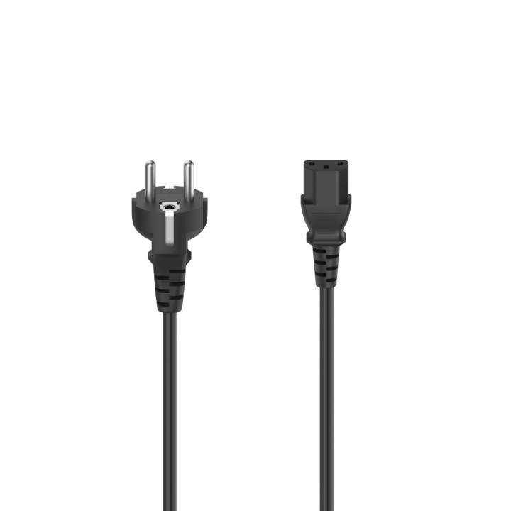 Hama 00200737 cabo de energia Preto 1,5 m Ficha de alimentação tipo C Acoplador C14