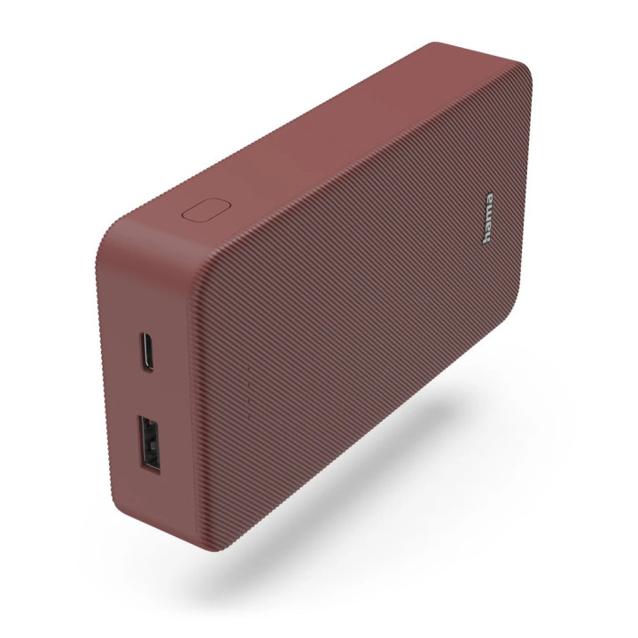 Hama 00201717 power bank Polímero de lítio (LiPo) 20000 mAh Vermelho