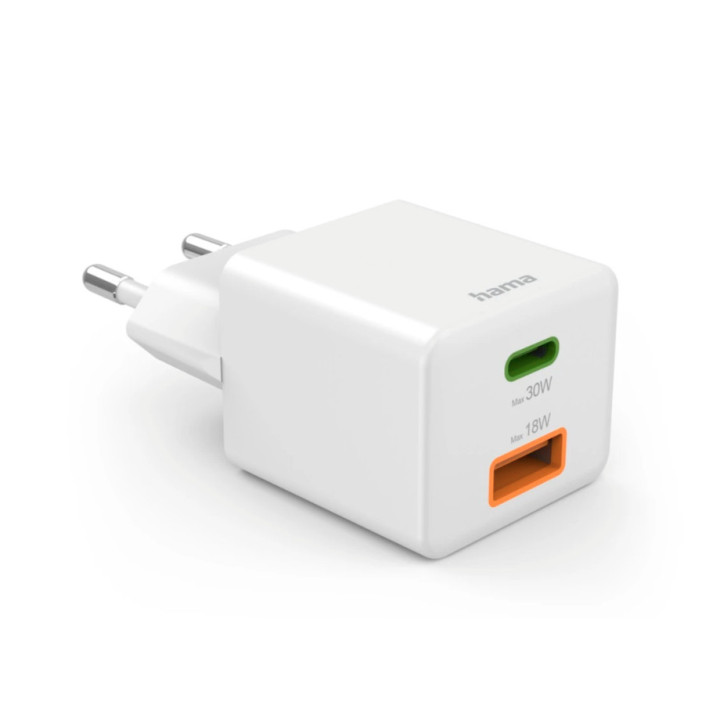 Hama 00201992 carregador de dispositivos móveis Smartphone Branco AC Carregamento rápido Interior, Exterior