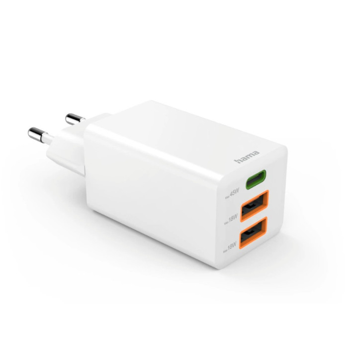 Hama 00201995 carregador de dispositivos móveis Smartphone Branco AC Carregamento rápido Interior, Exterior